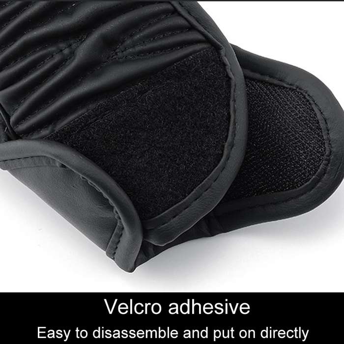 Car Universal Leather Gear Sleeve Breathable Gearshift Cover, Style: Automatic Gear Black