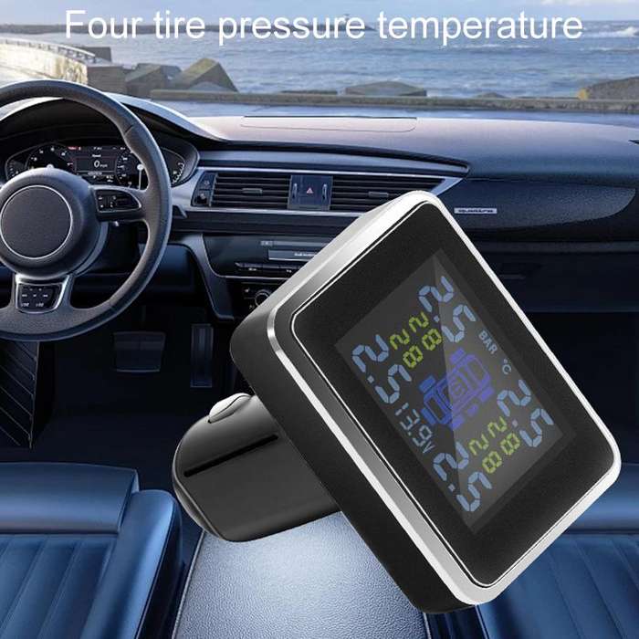 Car Cigarette Lighter Type Tire Pressure Monitor Wireless Tire Pressure Sensor, Style: Internal