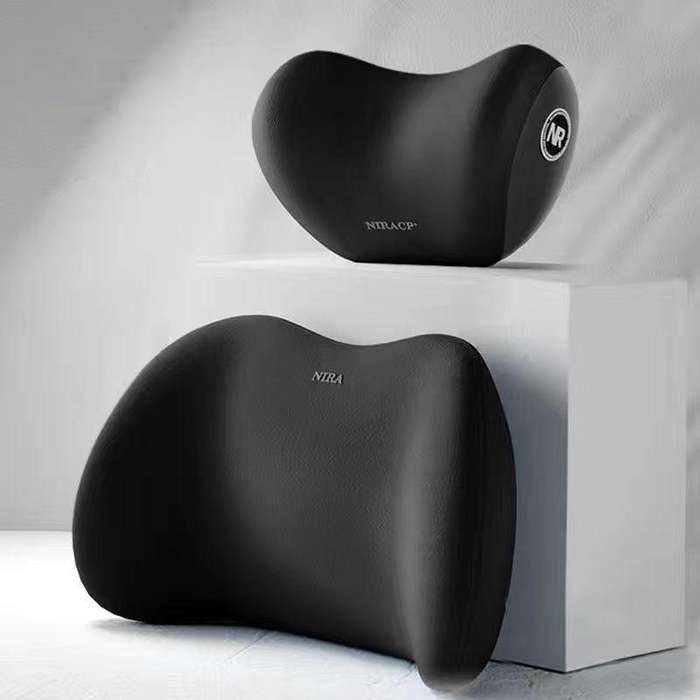 Car Mmemory Foam Support Driving Cushion, Color: Black Lumbar Support