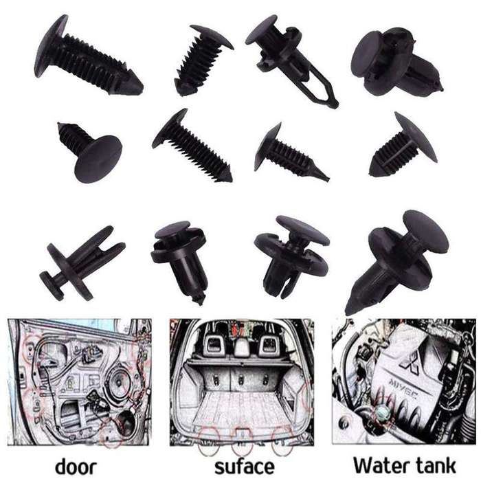 250pcs / Set Automotive Fixing Clip Tool For Ford / Toyota / Honda