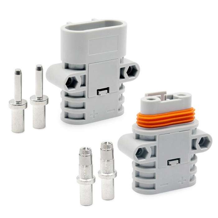Anderson 50A 12V/24V Air Conditioner Waterproof Plugs Automotive Power Cord Connector(Male Cnnector)