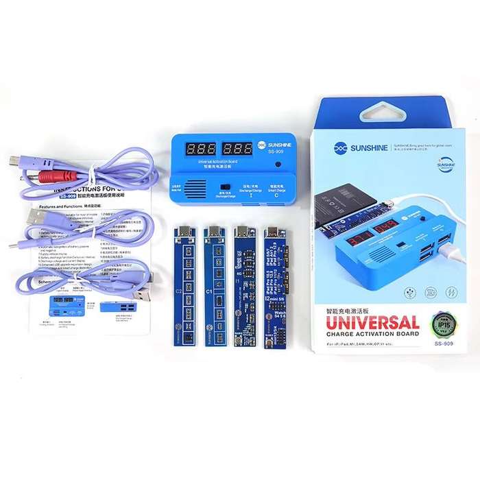 SUNSHINE SS-909 V9.0 Universal Battery Activation Board Quick Charge Maintenance Line For IPhone And