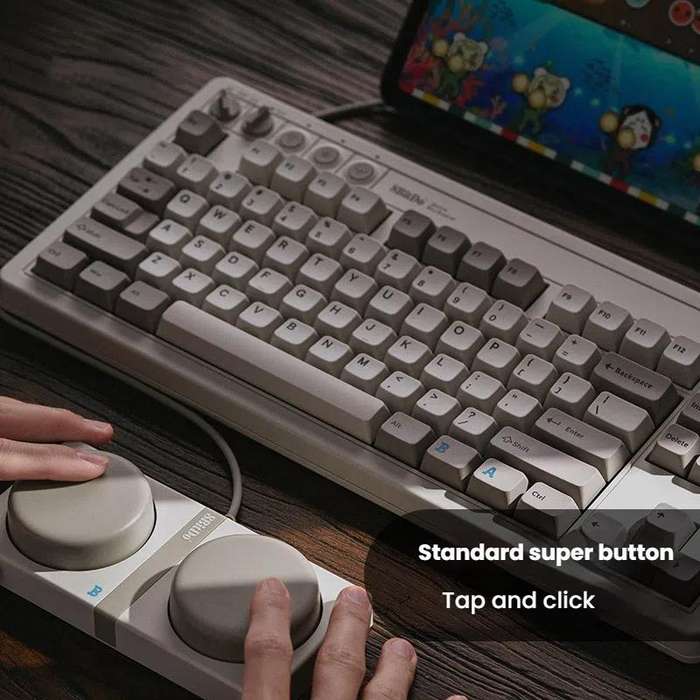8BitDo Retro87 M Mechanical Keyboard Vintage Wireless Bluetooth / 2.4G / Wired Triple Mode Connectio