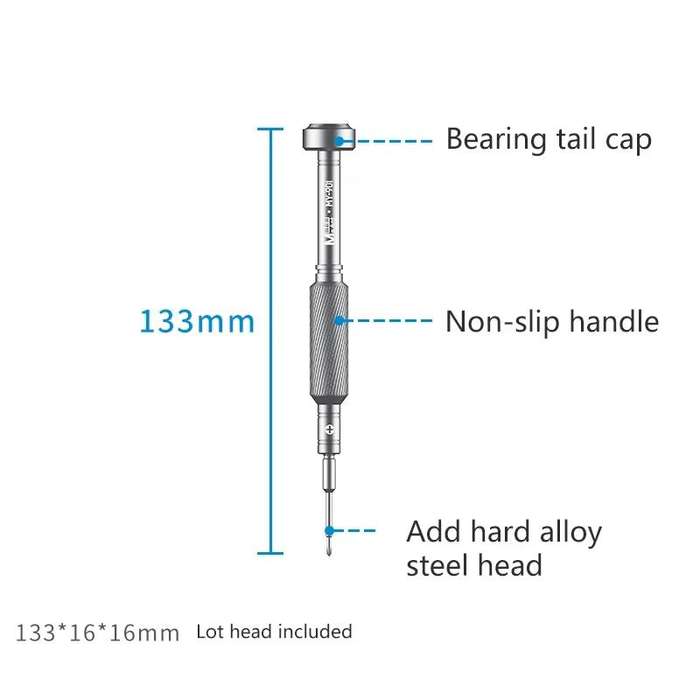MaAnt MY-901 High-precision Screwdriver Mobile Phone Repair Disassembly Tools, Style: Five Star