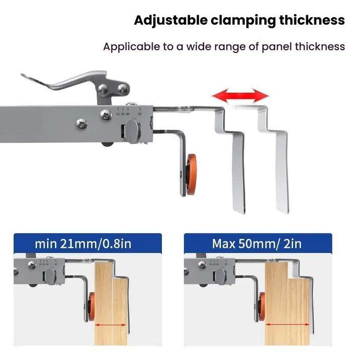 RUITOOL Stainless Steel Push Quick Drawer Clamp Adjustable Telescopic Woodworking Fixture Clamps, Sp