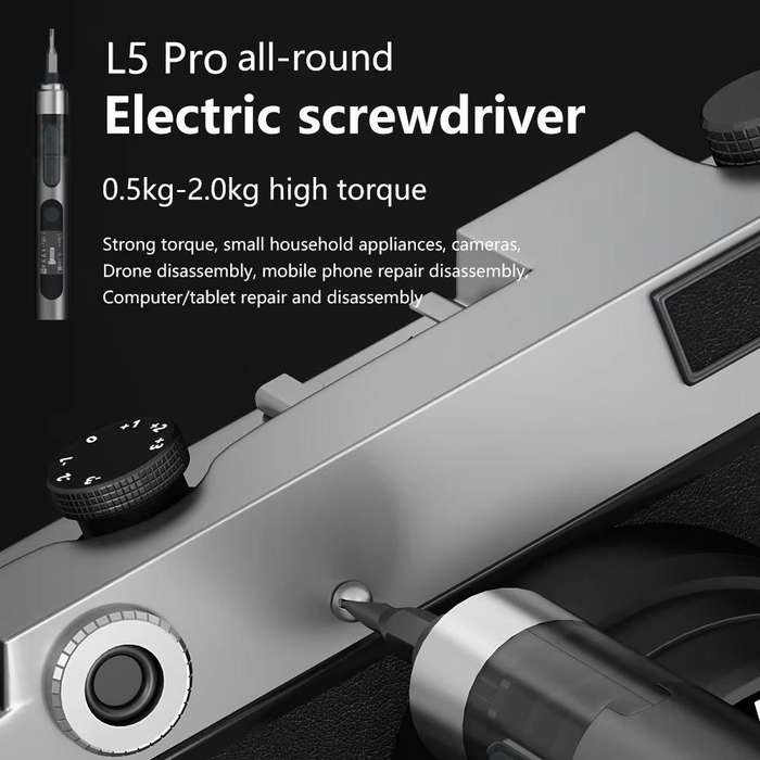 MaAnt L5Pro With 24 Batches Multi-Function Small Electric Screwdriver Set For Mobile Phone Repair
