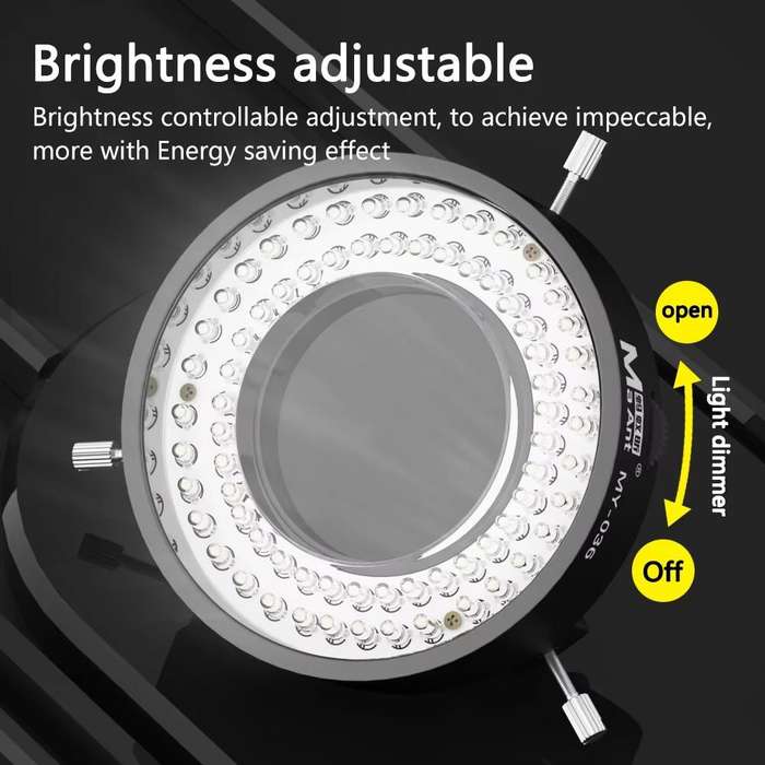 MaAnt MY-036 Cell Phone Repair 72 Beads Microscope Ring Light Source