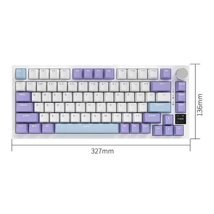 Ajazz AK820 Pro Wireless Bluetooth Tri- mode Custom Hot Swap Gasket Mechanical Gaming Keyboard With