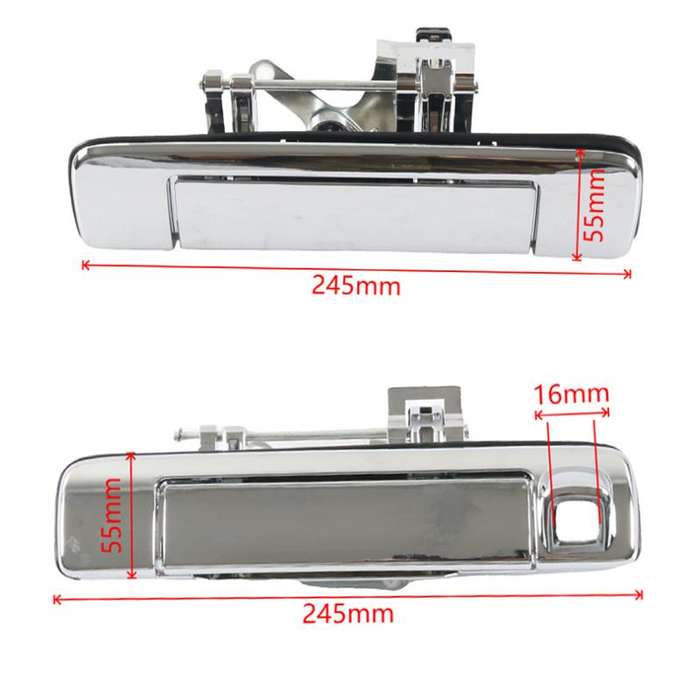 For Isuzu D-MAX Electroplated Car Tailgate Handle, OE: With Camera Hole 8-98202618-1
