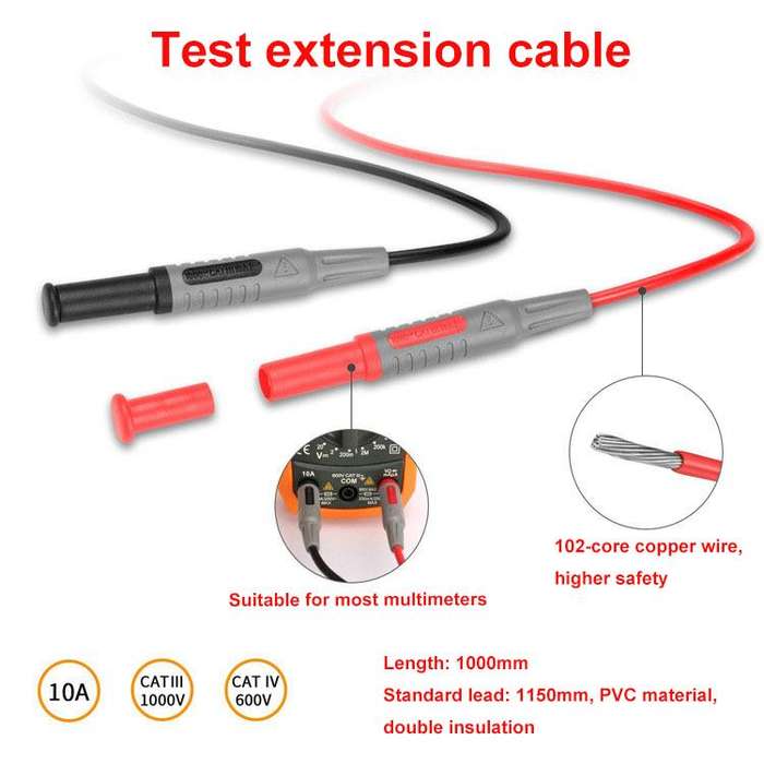 Multimeter Probes Universal Digital Meter Probes High-precision Test Probe Hook(BC0006002300)