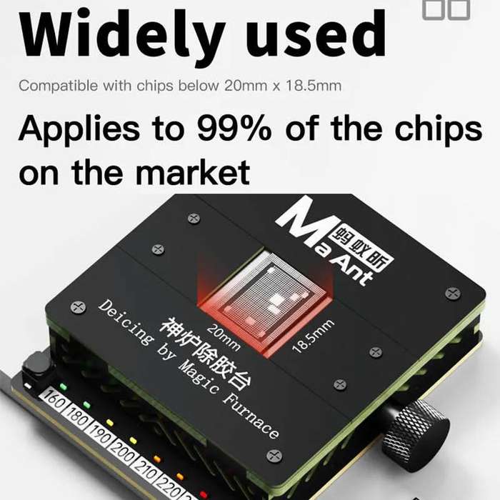 MaAnt SL-2 Cell Phone Fixed CPU Font IC Chip Heating Degumming Platform Repair Tool Fixture