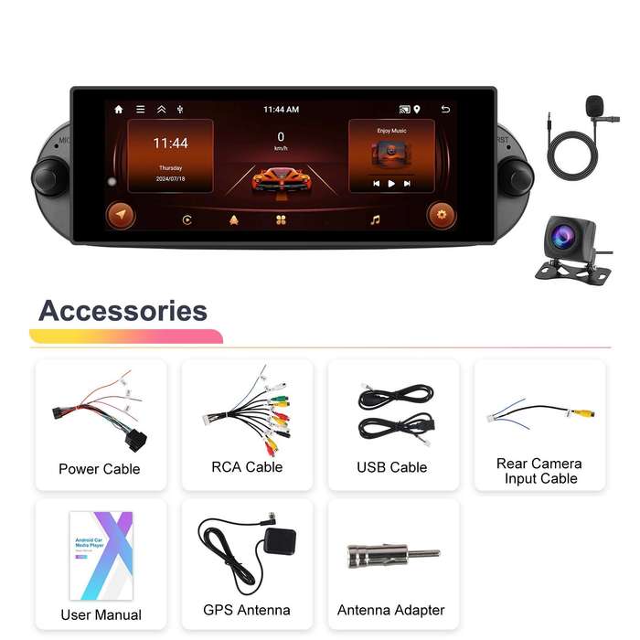 For Volkswagen Beetle 2002-2010 6.86 inch 2+64G Horizontal Screen Android Car Player, Spec: Standard