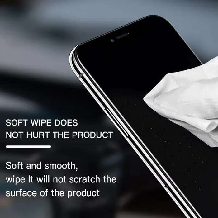 MaAnt 50pcs /Pack Superfine Fiber Dustless Cloth Cell Phone Film Repair Anti-Static Dustless Cloth I