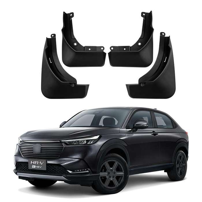 For 2022 Honda HR-V E EL Car Tire Soft Mudguard(Black)