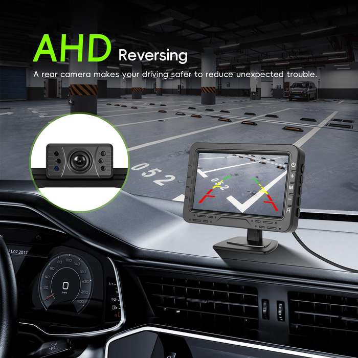 4.3 Inch Reversing Display Digital Wired HD 1 To 1 Set, Spec: Europe