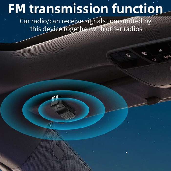 C17 Car Visor Bluetooth Hands Free 1 To 2 Large Volume Car Phone Speaker