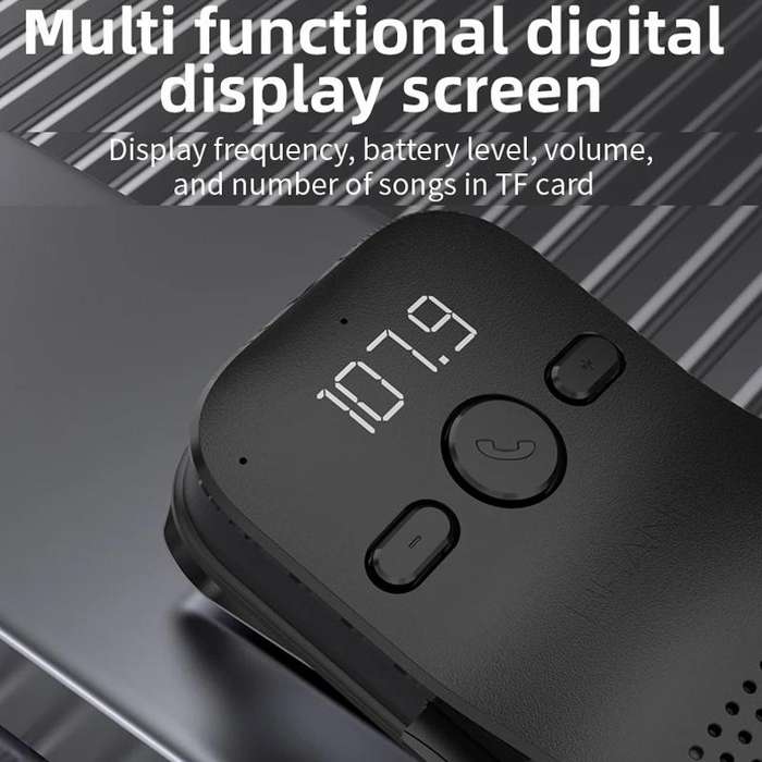 C17 Car Visor Bluetooth Hands Free 1 To 2 Large Volume Car Phone Speaker
