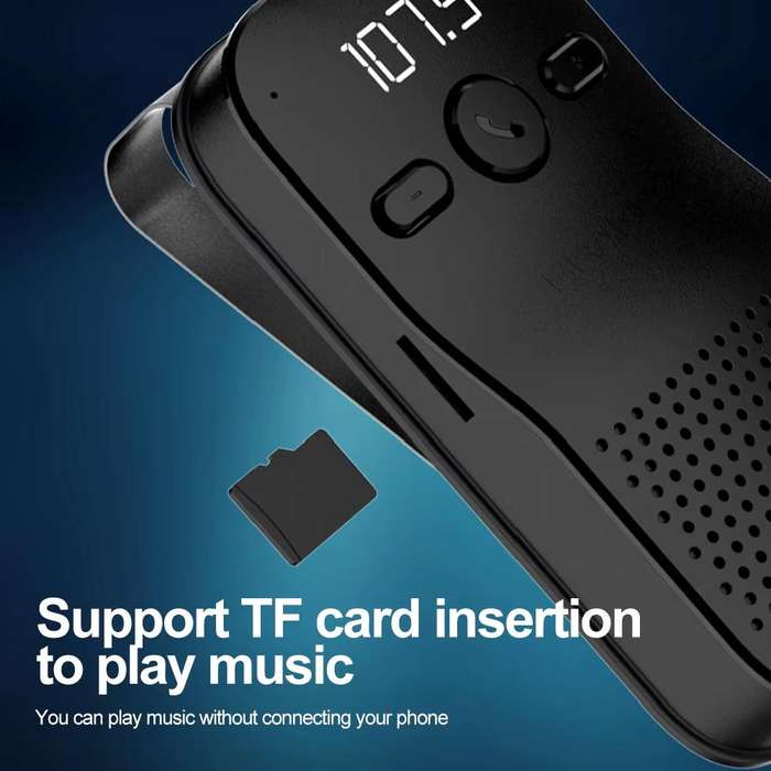 C17 Car Visor Bluetooth Hands Free 1 To 2 Large Volume Car Phone Speaker