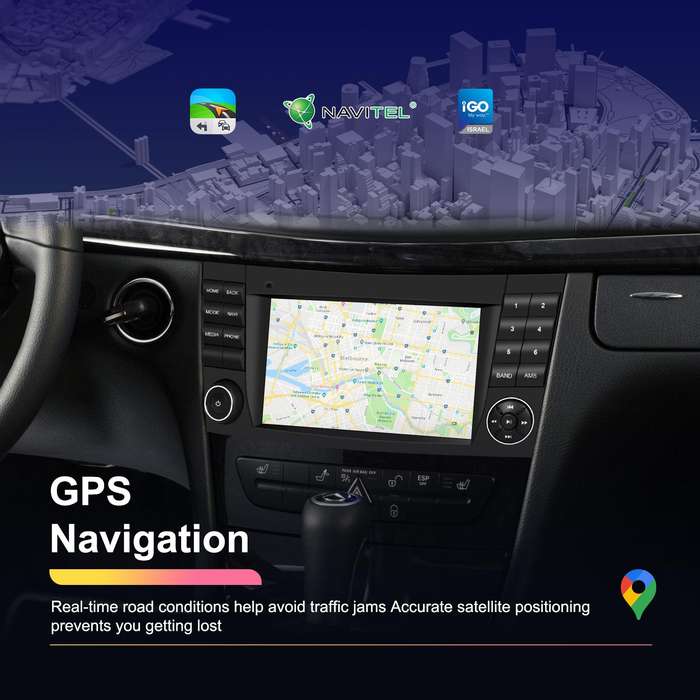7 inch Horizontal Screen 2+64G Bluetooth Car Player Carplay Car Center Control Integrated Machine Fo