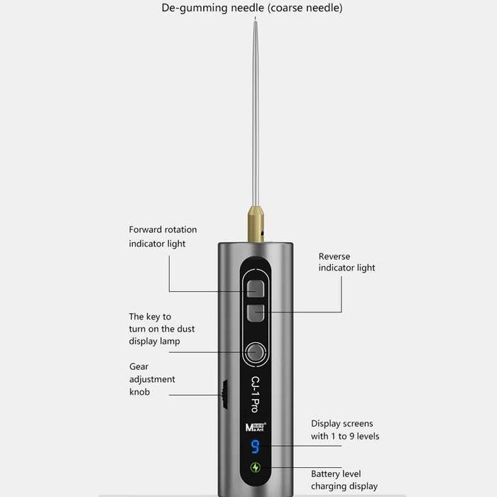 MaAnt CJ-1Pro Electric Glue Remover Cutting Grinding Machine Phone Repair Screen Glue Removal Stick