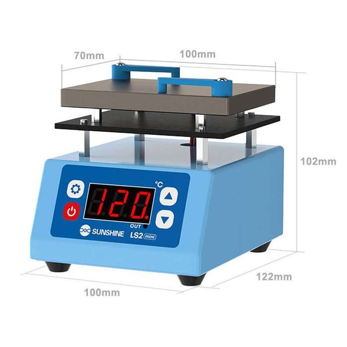 SUNSHINE LS2 MINI Mobile Phone Repair Non-Standard Motherboard Heating Table Supports Layered Bondin