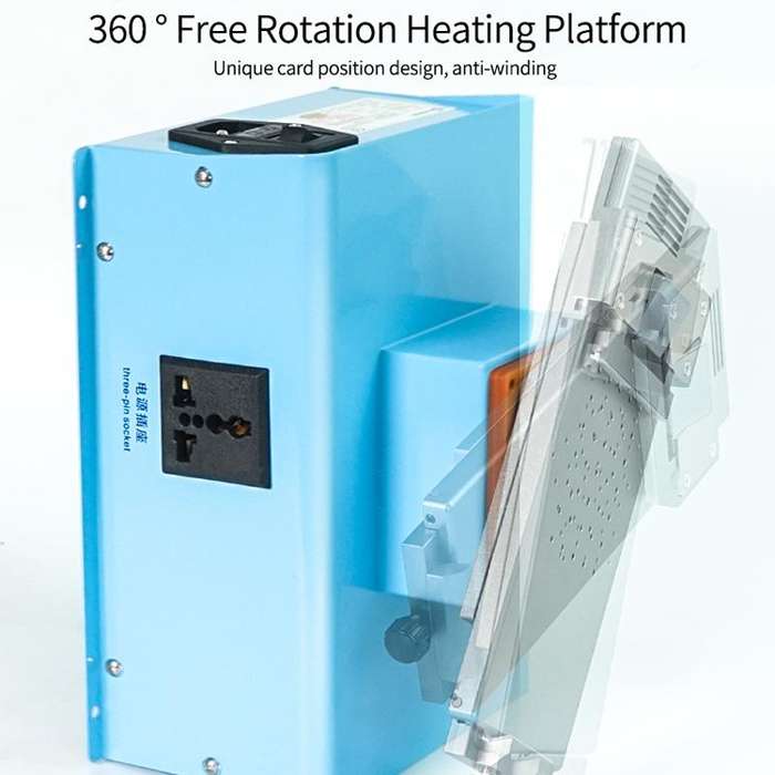 SUNSHINE S-918F Curved Screen 360-Degree Rotation Mobile Phone Screen Separator Screen Removal Heati