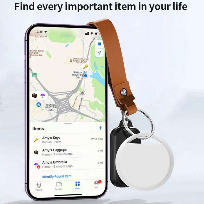 For Apple Bluetooth Pet Tracking Smart Anti-lost Locator(Yellow)