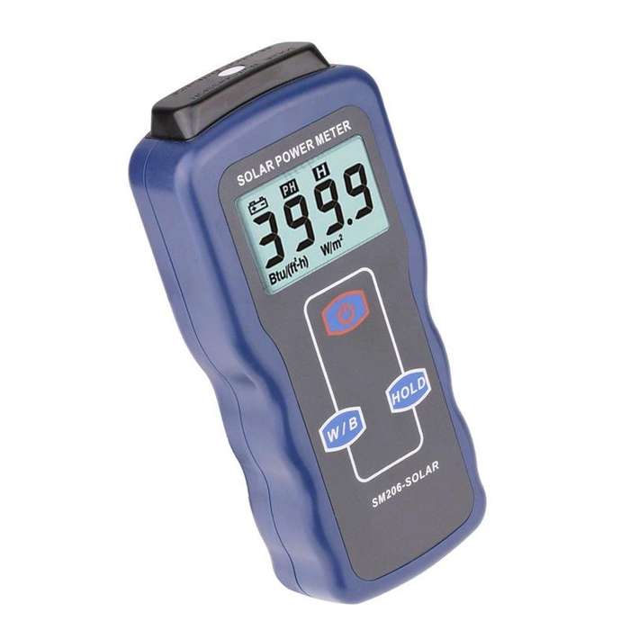 LCD Display Solar Power Radiation Meter(Plastic Box)