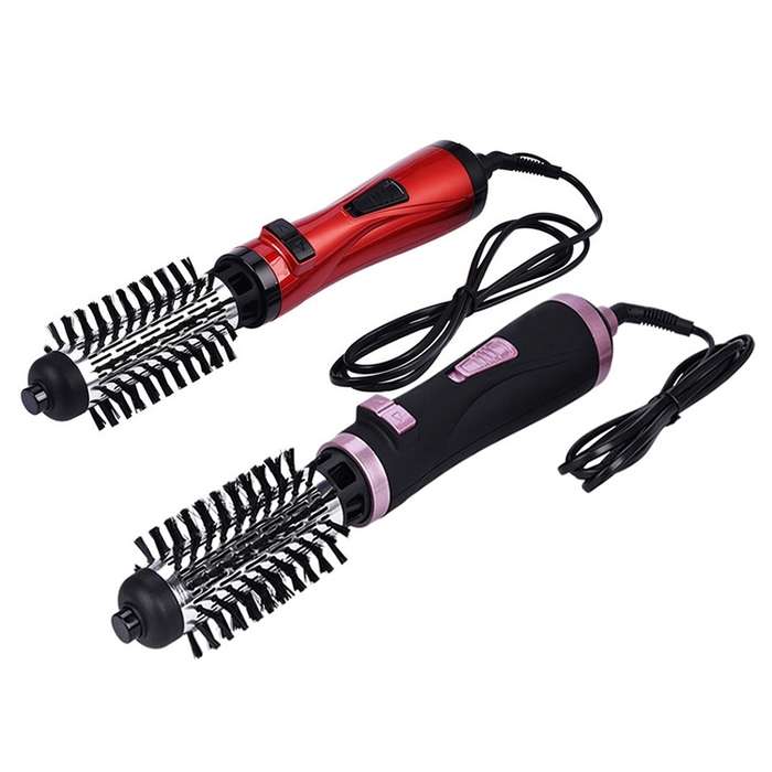360 Degrees Rotation Electric Hair Dryer Brush Professional Hair Blow Dryer Comb Electric Hair Curle