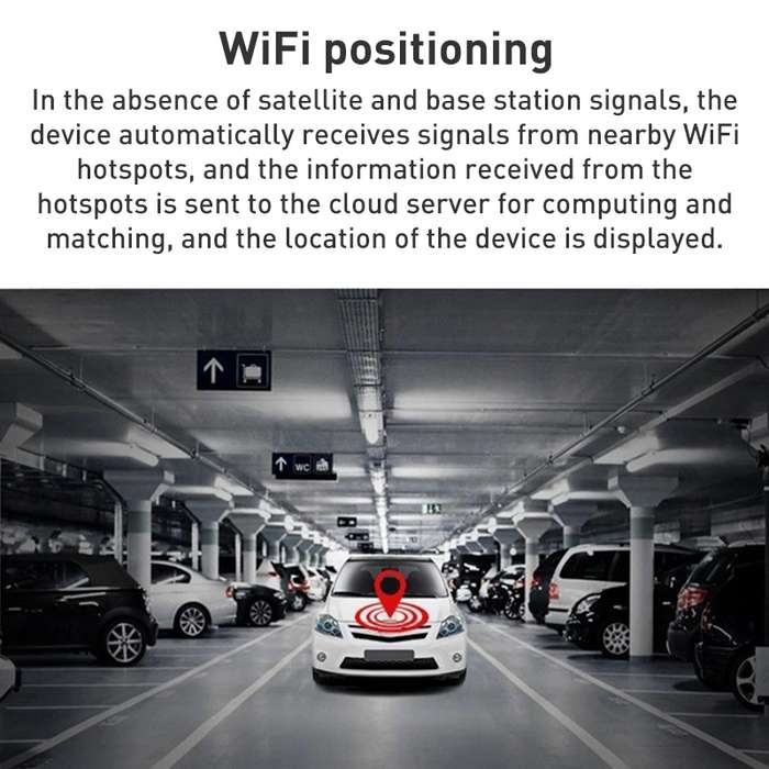 C035 Mini GPS Beidou Positioning Tracker Strong Magnetic Positioning Anti-lost Device (Black)