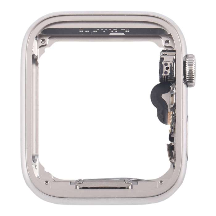 For Apple Watch Series 4 44mm LTE Stainless Steel Middle Frame Bezel Plate with Crown Spin Axis Flex