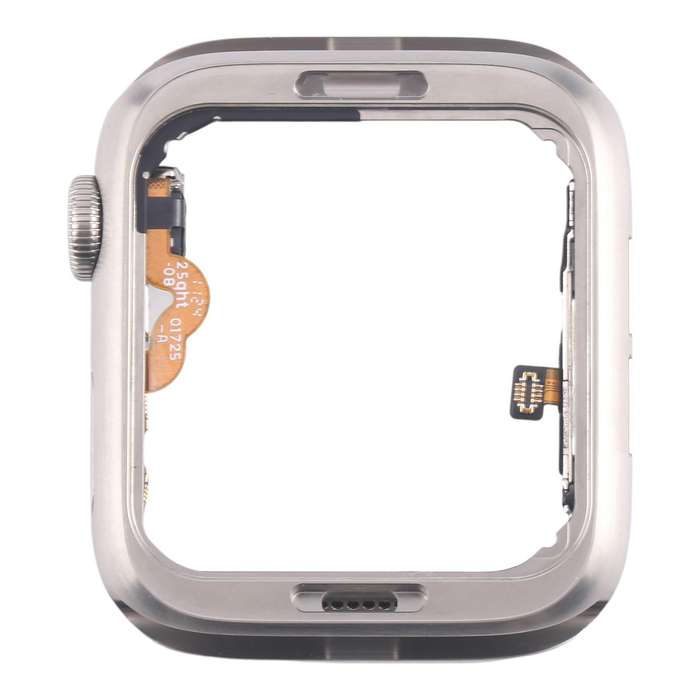 For Apple Watch Series 5 40mm LTE Stainless Steel Middle Frame Bezel Plate with Crown Spin Axis Flex