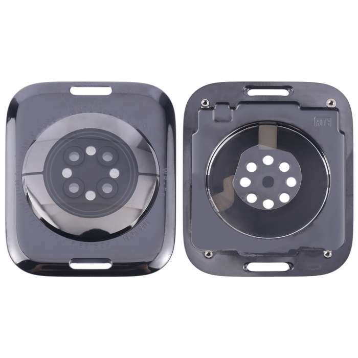 For Apple Watch Series 9 45mm Rear Housing Glass Cover(Black)