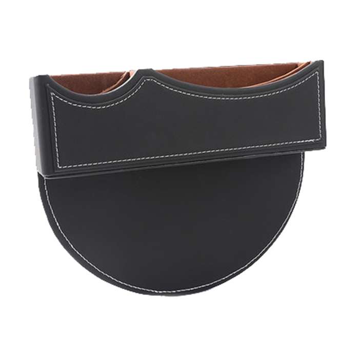 Car Seat Crevice Storage Box with Interval Auto Gap Pocket Stowing Tidying for Phone Pad Card Coin C