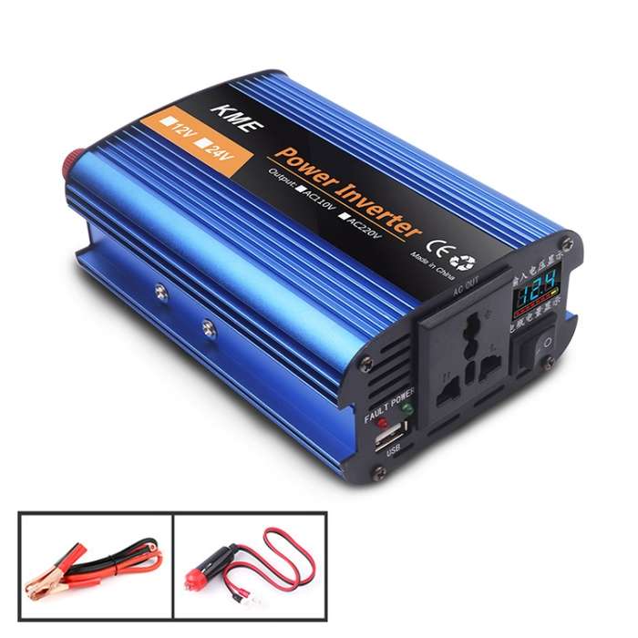 Carmaer 500W Car Smart Multi-function Digital Display Inverter Household Power Converter, Specificat