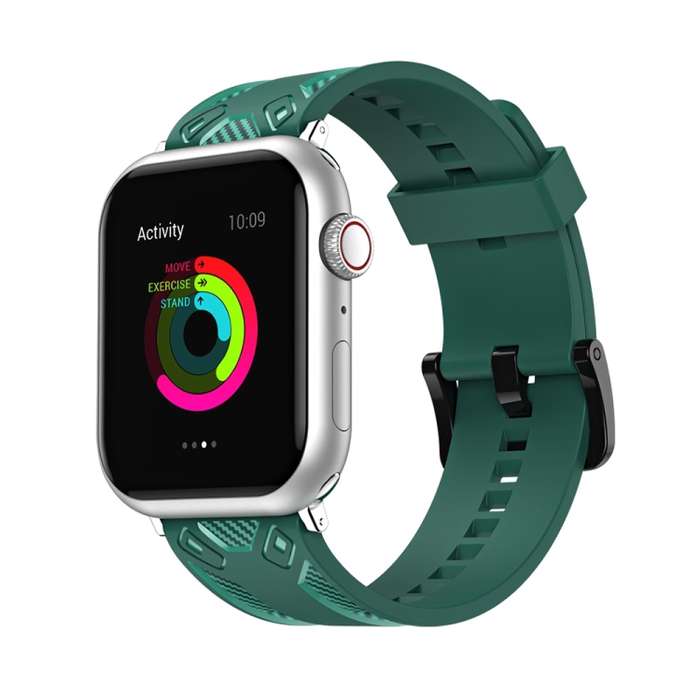 Carbon Fiber Texture Watch Band For Apple Watch Ultra 49mm&Watch Ultra 2 49mm / Series 9&8&7 45mm /
