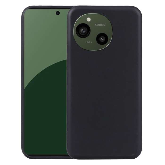 For Sharp Aquos R9 TPU Phone Case(Black)