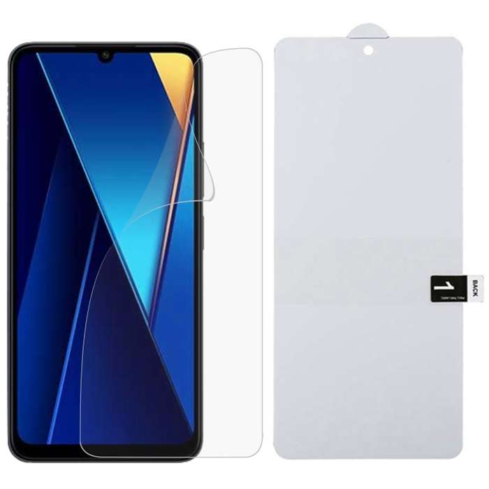 For Xiaomi Poco C65 Full Screen Protector Explosion-proof Hydrogel Film