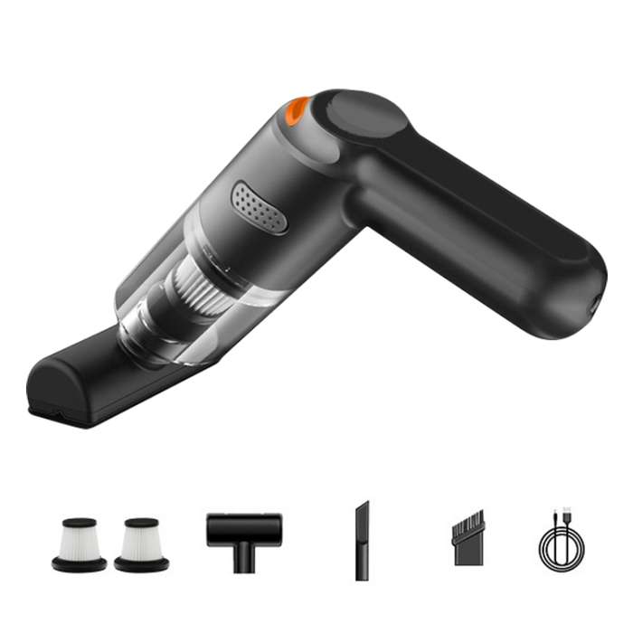 KBN-010 10000Pa Powerful Car Cordless Vacuum Cleaner Handheld Cleaning Tool, Spec:Premium Version(Bl