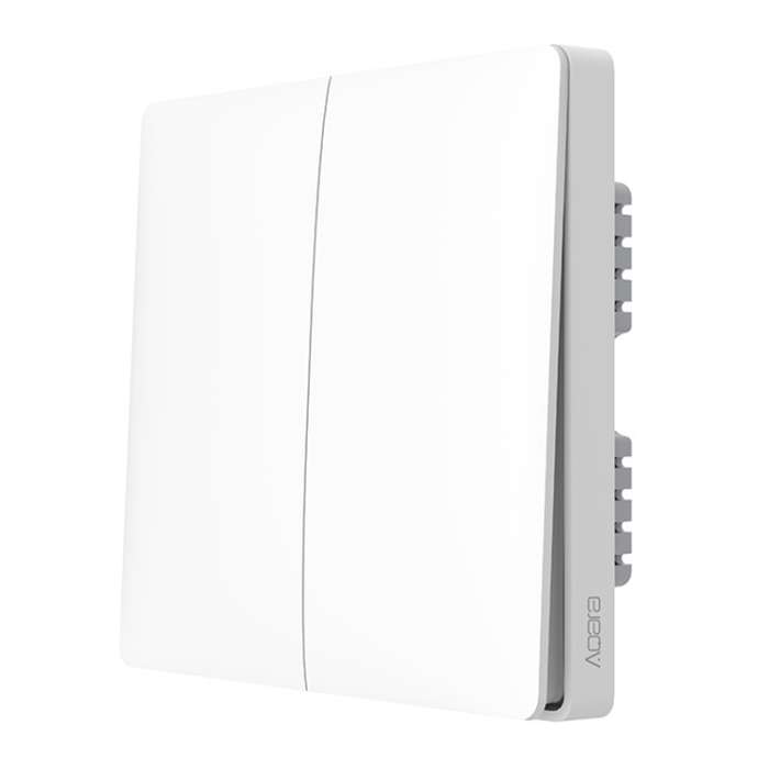 Original Xiaomi Youpin Aqara Smart Wall Switch D1, Zero FireWire Double Button Version