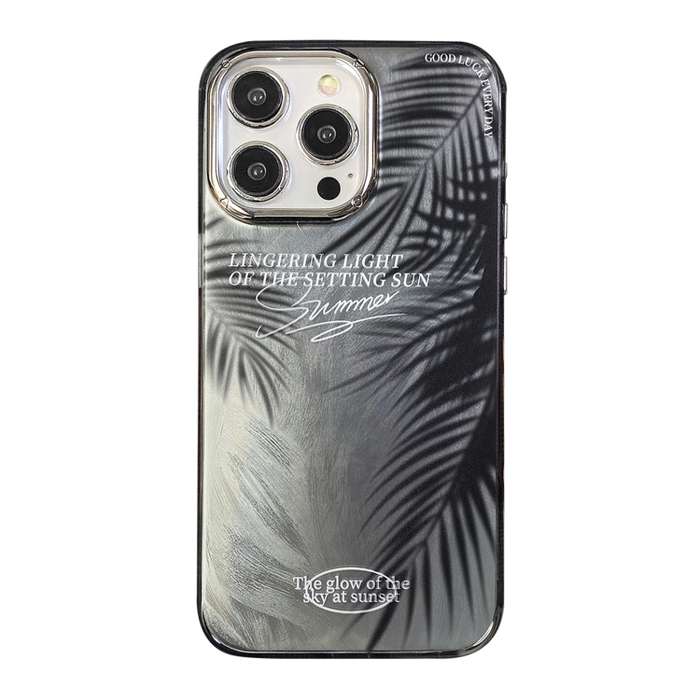 For iPhone 13 Pro Max Illustration Pattern Radiation Design Full Coverage Shockproof Phone Case(Fro