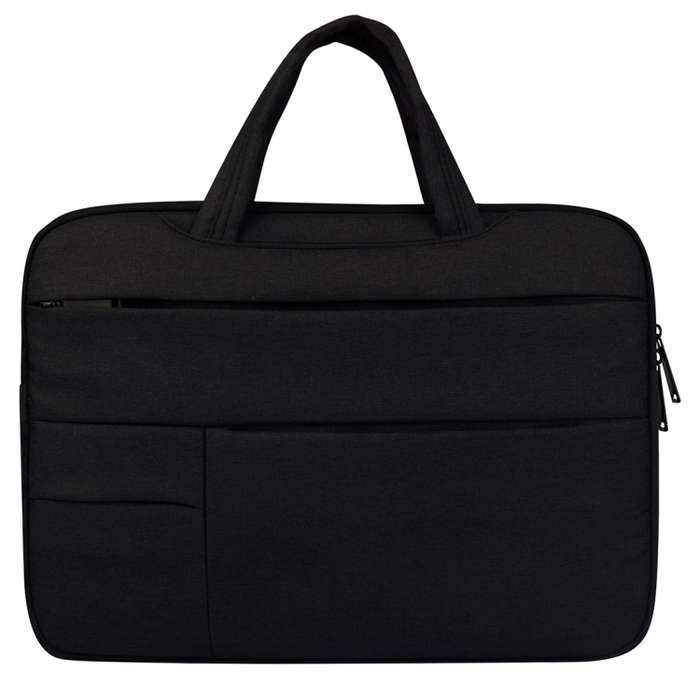 Universal Multiple Pockets Wearable Oxford Cloth Soft Portable Leisurely Handle Laptop Tablet Bag, F