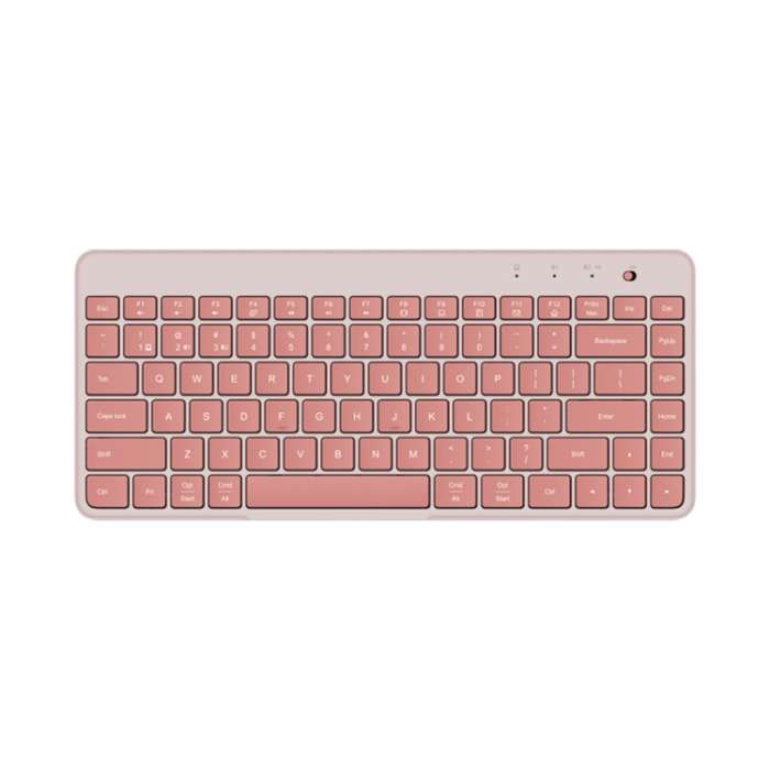Original Xiaomi XMBXJP01YM 85 Keys Portable Dual-mode Keyboard (Pink)