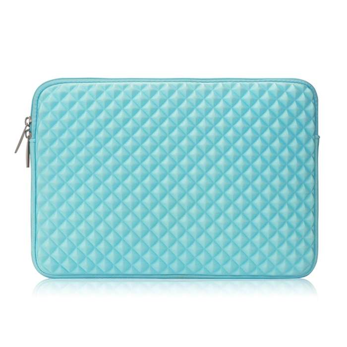 Diamond Texture Laptop Liner Bag, Size: 14-15.4 inch (Mint Green)