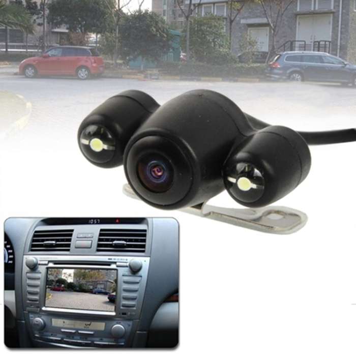 2.4G Wireless GPS Night Vision Car Rear View  Camera with 2 LED, Wide viewing angle: 120 (WX8
