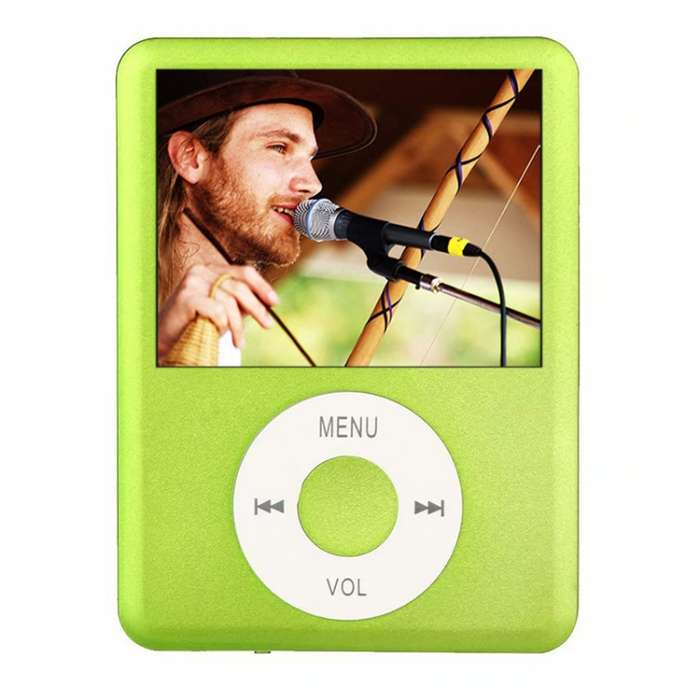 1.8 inch TFT Screen MP4 Player with TF Card Slot, Support Recorder, FM Radio, E-Book and Calendar(Gr