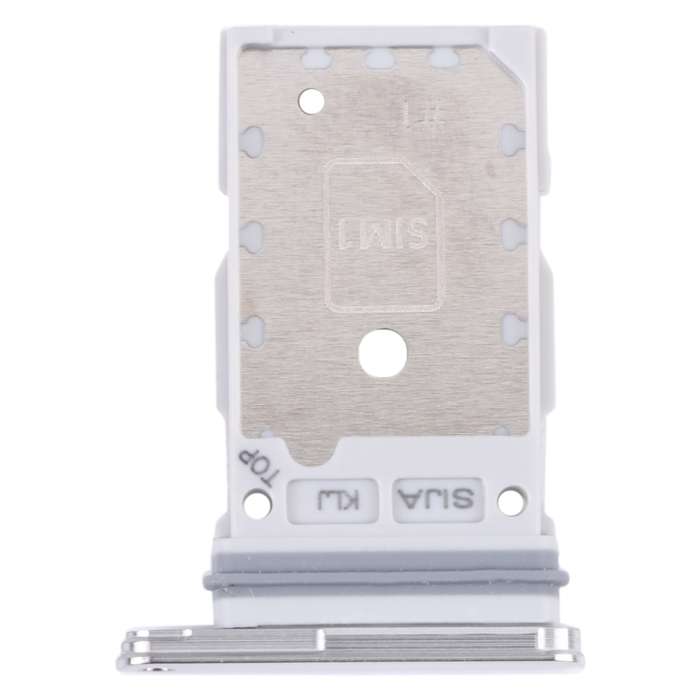 For Samsung Galaxy S22+ 5G / S22 5G / SM-S906B SM-S901B Original SIM Card Tray + SIM Card Tray (Whit