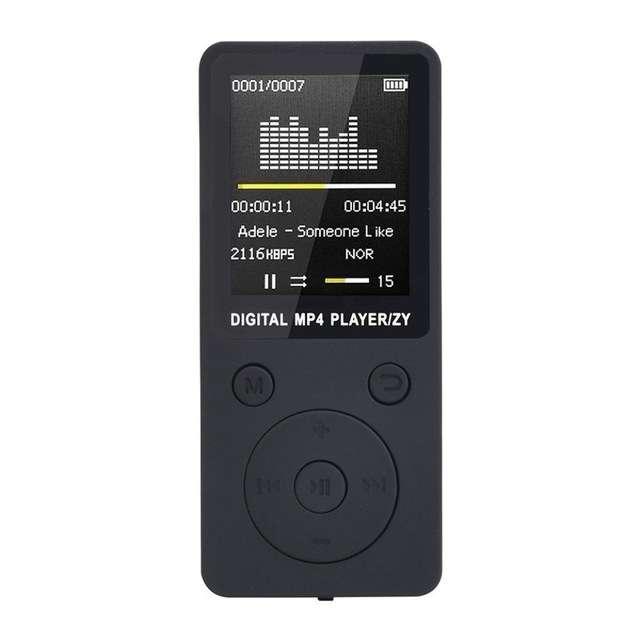 Portable MP4 Lossless Sound Music Player FM Recorder Walkman Player Mini Support Music, Radio, Recor