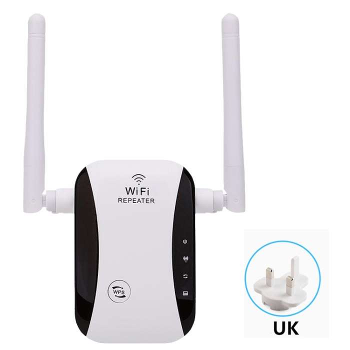 KP300T 300Mbps Home Mini Repeater WiFi Signal Amplifier Wireless Network Router, Plug Type:UK Plug