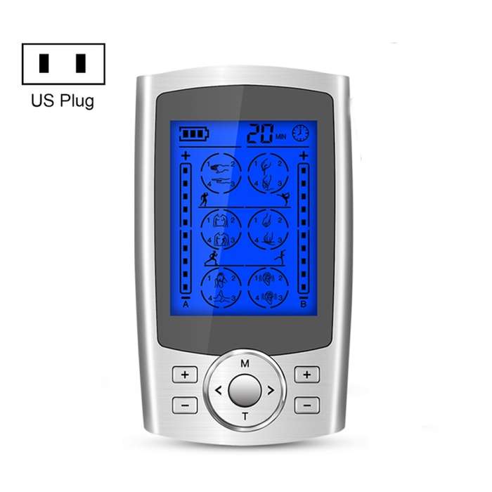 24-Mode Digital Electronic Pulse Massager Intelligent Whole Body Physical Therapy Meridian Massager,